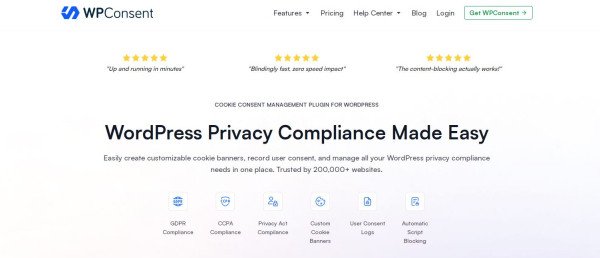 WPConsent &mdash; простое и доступное решение для соблюдения требований конфиденциальности (комплаенса) в WordPress