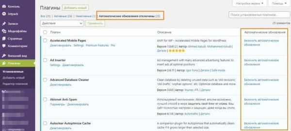 Новая функция WordPress 5.5: автоматическое обновление плагинов и тем Новая функция WordPress 5.5: автоматическое обновление плагинов и тем